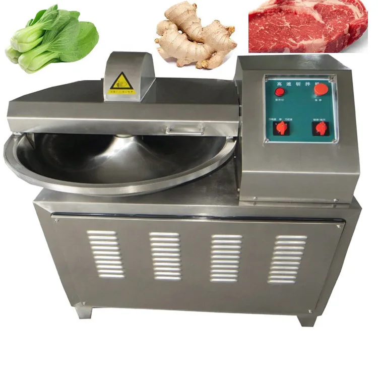 20L 40L 80L 125Lcommercial meat bowl chopper frozen meat cutter machine for dumpling sausage stuffing meat chopping machine