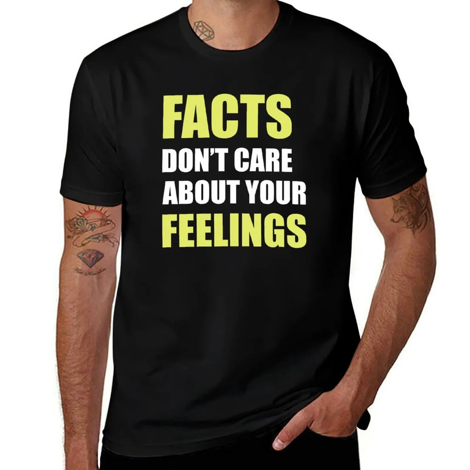 Facts Don't Care About Your Feelings, Counter Culture, Anti Establishment, Fake Woke Tom MacDonald Lyrics, Ben Shapiro Q T-Shirt