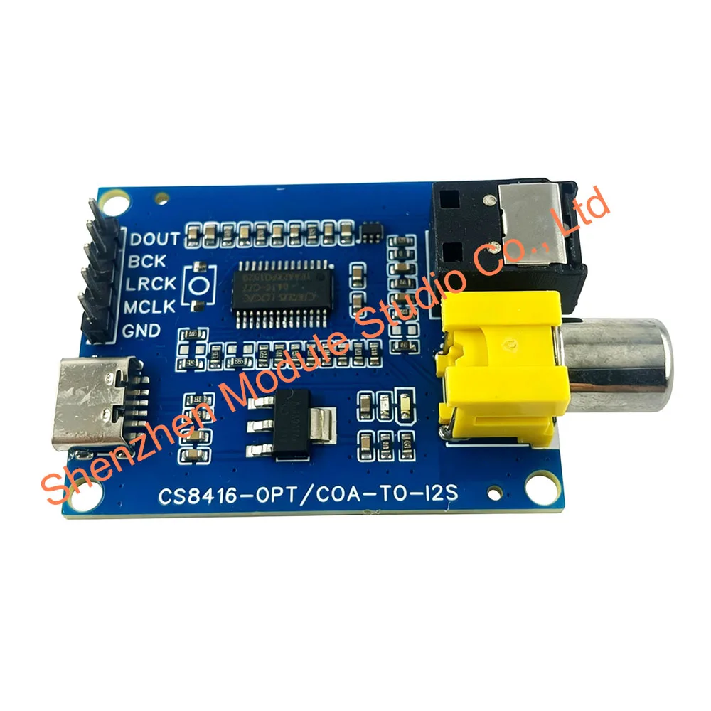 CS8416 Digital Interface Board SPDIF Optical / Coaxial to I2S IIS Output Adapter Module Digital Audio Converter Board for DAC