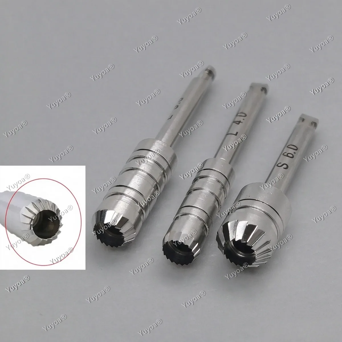 1set Dental Implant Bone Profiler with Guide Screw Locator, Peri-Implant Bone Trimmer, for Osstem Hiossen Dentium Neobiotech DIO