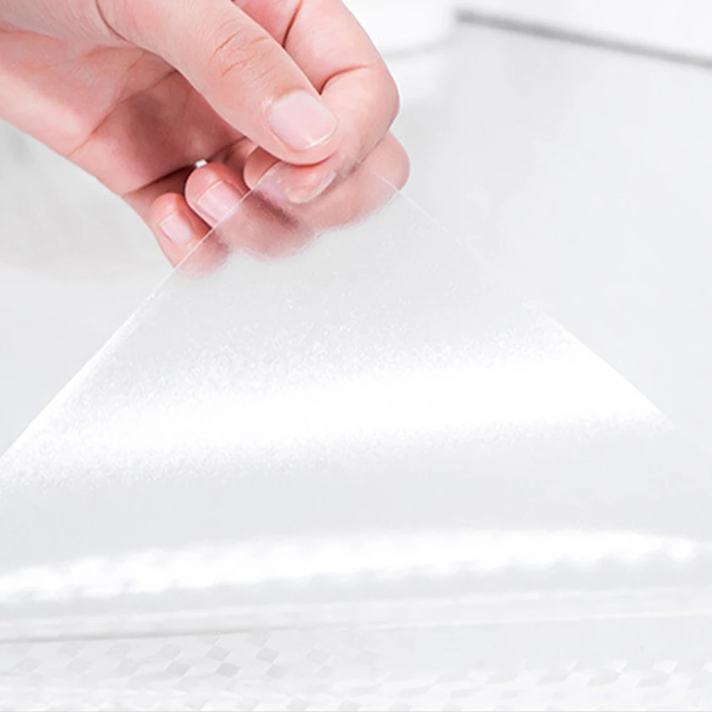 

2pcs Clear Adhesive Wall Protector 50Cm X 300Cm Transparent Oil-Proof Kitchen Stickers Waterproof Film For Backsplash Stove