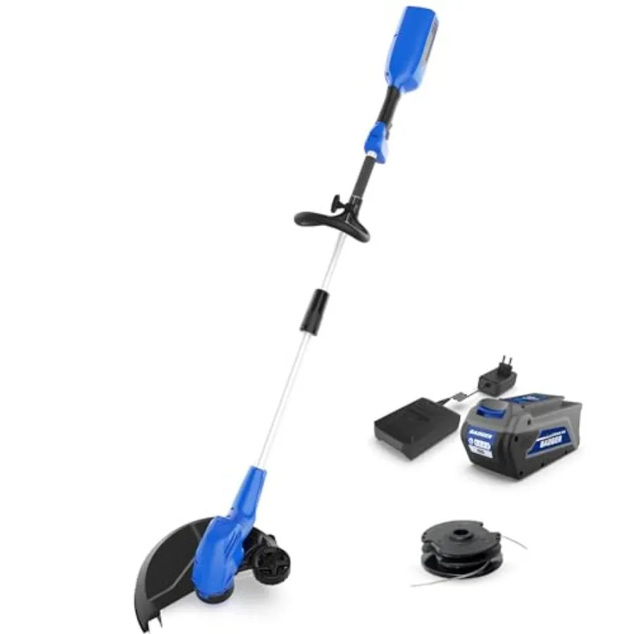 

40V Cordless 2 in 1 String Trimmer and Edger with Auto Feed Technology for Efficient Lawn Maintenance Includes 2.0Ah Battery an