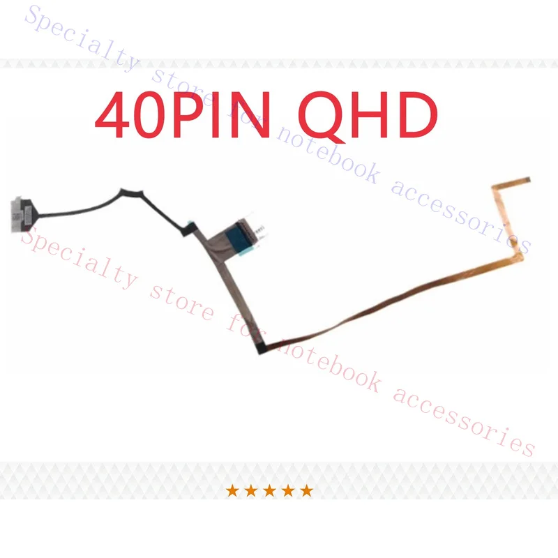 R+  New 0JPGFX For DELL Inspiron 16 Plus 7620 40PIN EDP LCD Screen QHD Video Cable