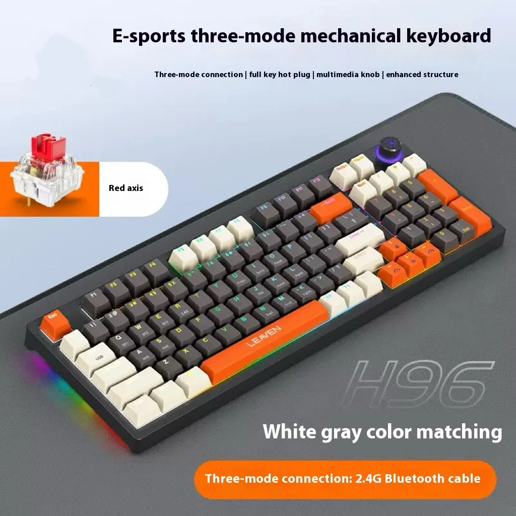 

M96 2.4G Wireless /wired Keyboard Mouse Combo For Office Home Bluetooth Keyboard With Mouse Gaming 96Key Multi-Device Connection