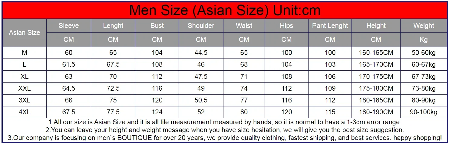 Men's Casual Tracksuits Long Sleeve Gym Jogging Running Suits Sweatsuit Sets Track Jackets + Pants 2 Piece Basketball Sportsuits