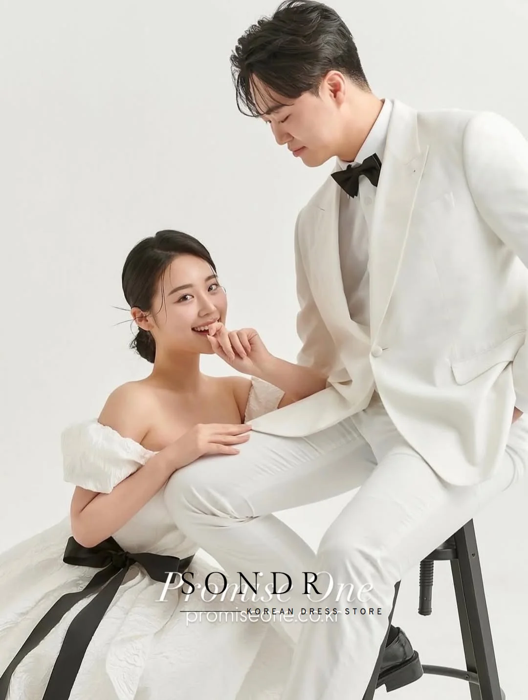 Sondr – robe de mariée coréenne personnalisée, épaules dénudées, manches bouffantes, robe de soirée de mariée, ligne A, robe de séance Photo