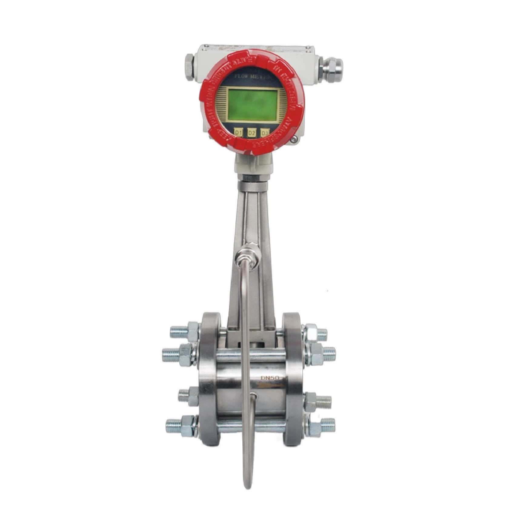 Vortex Flow Meter Gas Flow Meter Steam Flow Transmitter Industrial Liquid Vortex Flow Sensor Durable Vortex Gauge Device