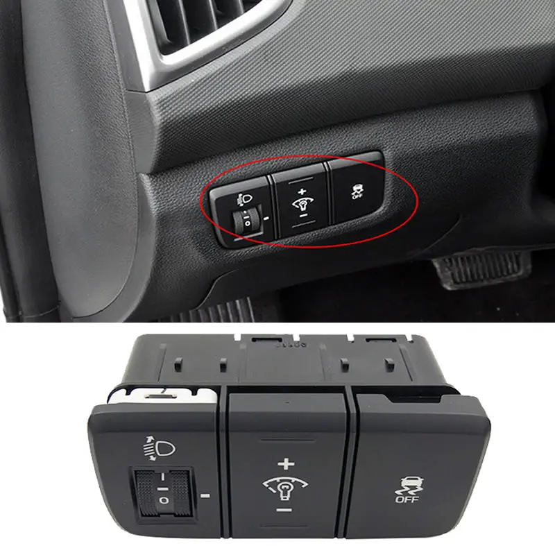 AADD-For HYUNDAI ix25 (creta) dashboard brightness switch dashboard fog lamp headlamp adjustment brightness side slip OFF