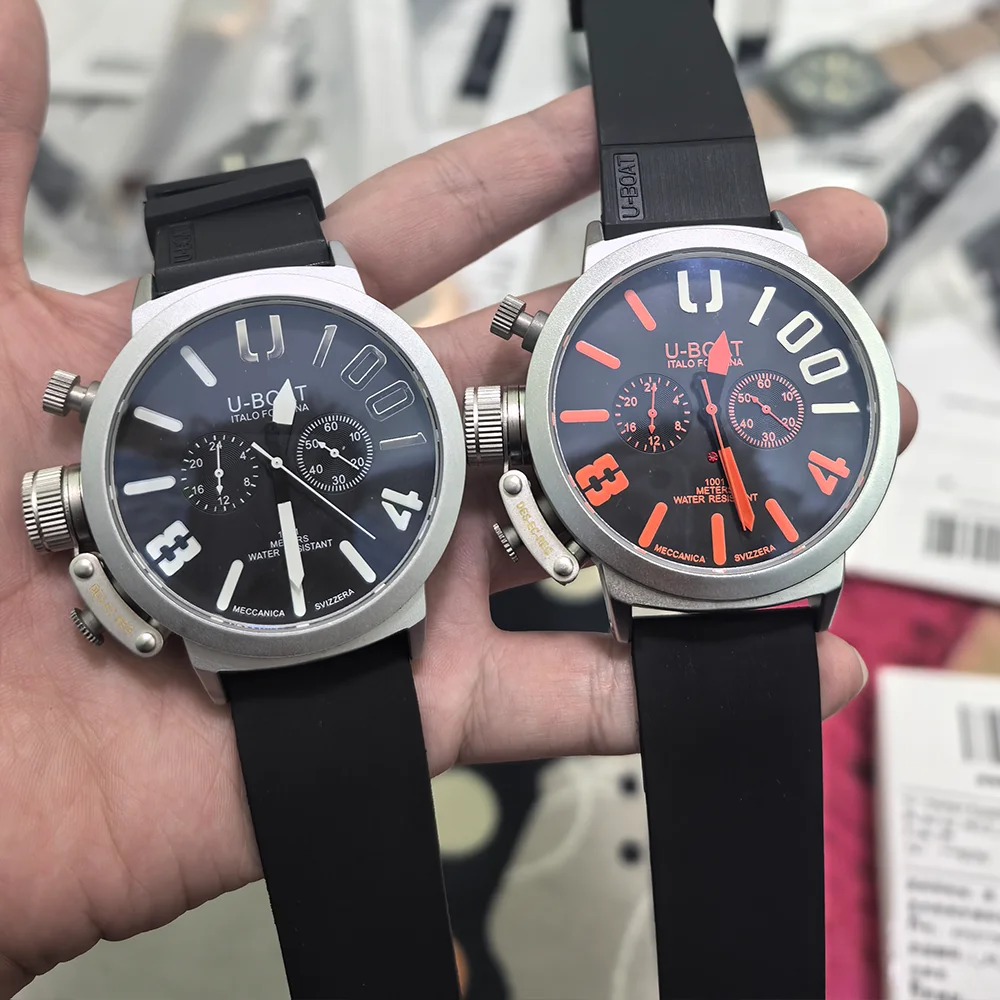

AAA 888 Hot Sale Super U-BOAT Brand Geneva Watches For Mens Multifunction Chronograph WristWatch Business Sport AAA AAA Clocks