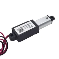 Mini actuador lineal eléctrico DC 12V, 10/15/20/25mm de carrera, Micro varilla de empuje, Putter 30N 60N 100N 150N, controlador de Motor