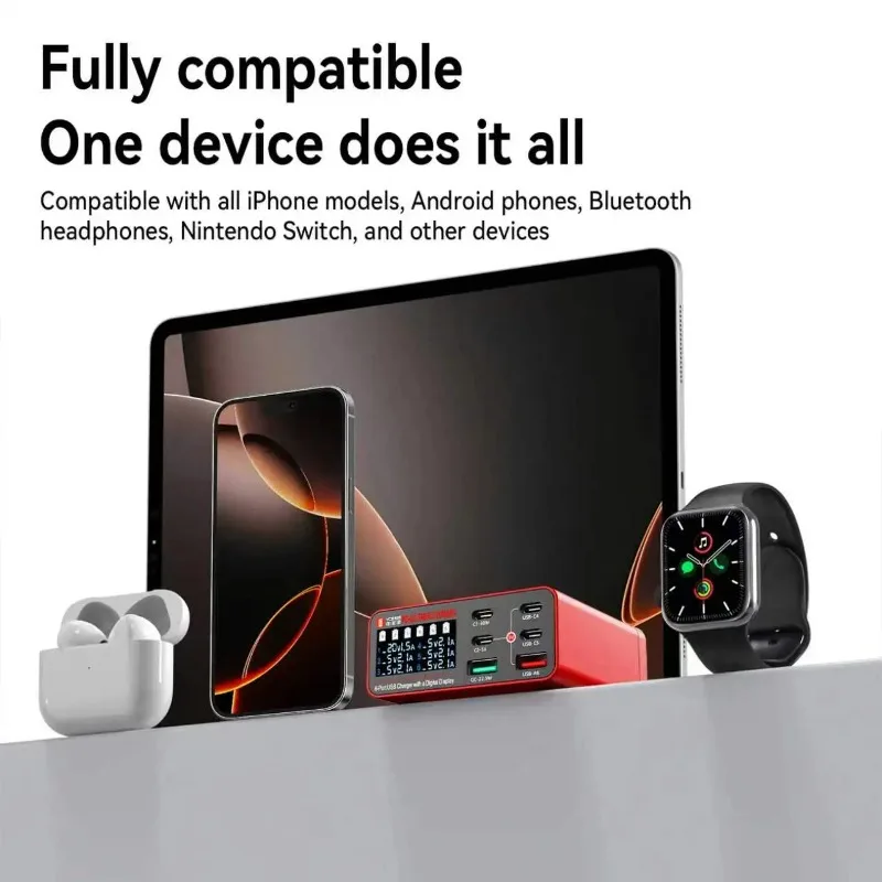 YCS 300 6-in-1 PD+QC Smart Charger 2