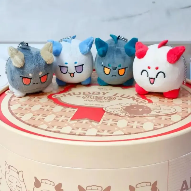 New Original Official Game Arknights Anime Plushie Cosplay Cute Dragon Bubble Saga Ling Xi Nian Dango Plush Stuffed Pendant Toy