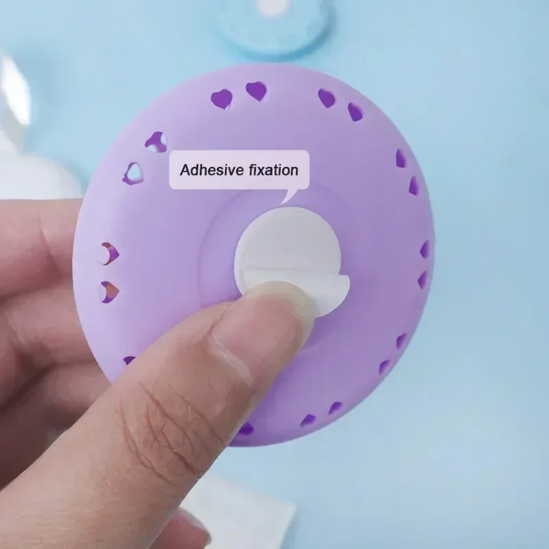 Round Solid Air Fresheners Toilet Aromatherapy Lasting Deodorization Solid Air Freshener for Bedroom Wardrobe Car Household