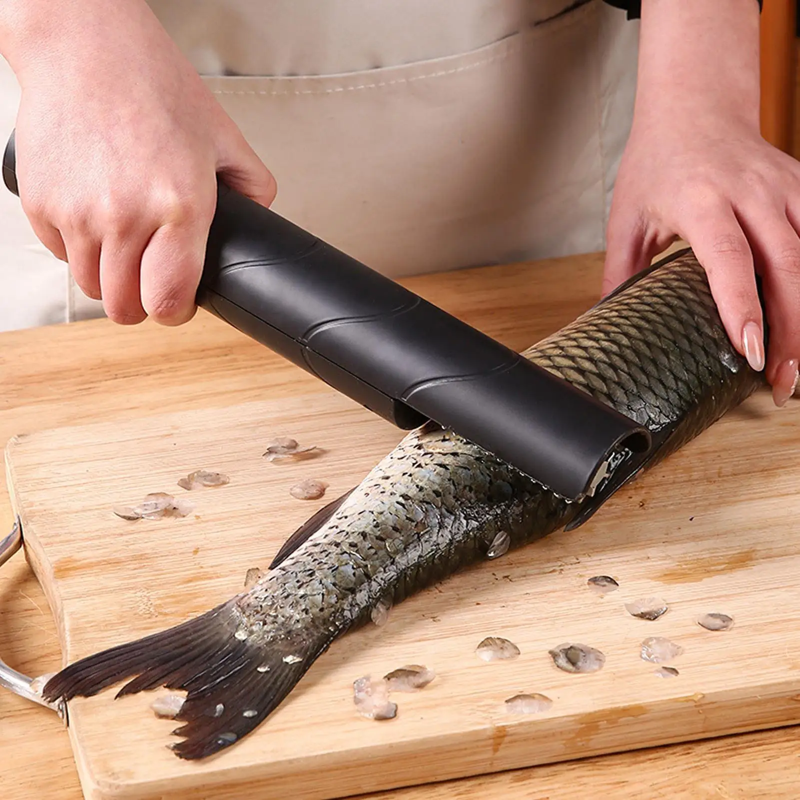 Handle Electric Scraper Fish Scaler Non-Slip Handheld Rechargeable Battery Multi-functional Roller Peeler For Kitchen Camping