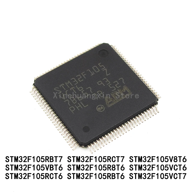 1PCS STM32F105RBT6 STM32F105V8T6 STM32F105VBT6 STM32F105R8T6 STM32F105VCT6 STM32F105RCT6 STM32F105RBT7 32F105VCT7 STM32F105RCT7