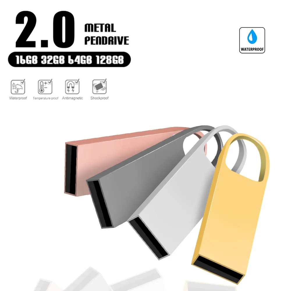 Dysk metalowe pióro 128GB 16GB 32GB Dyski pamięć usb pamięć usb Pendrive wysokiej prędkości Pendrive 8GB 64GB dysk USB 2.0 U