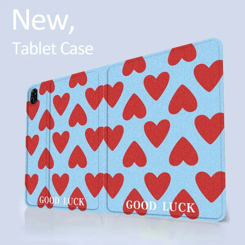 Creative Love Design Tablet Case For Honor Tab Pad 6 7 8 9 X8 V7 V8 X9 13 X8a X9a Pro 10 Magic GT GT2 10.1 13.3 Inch