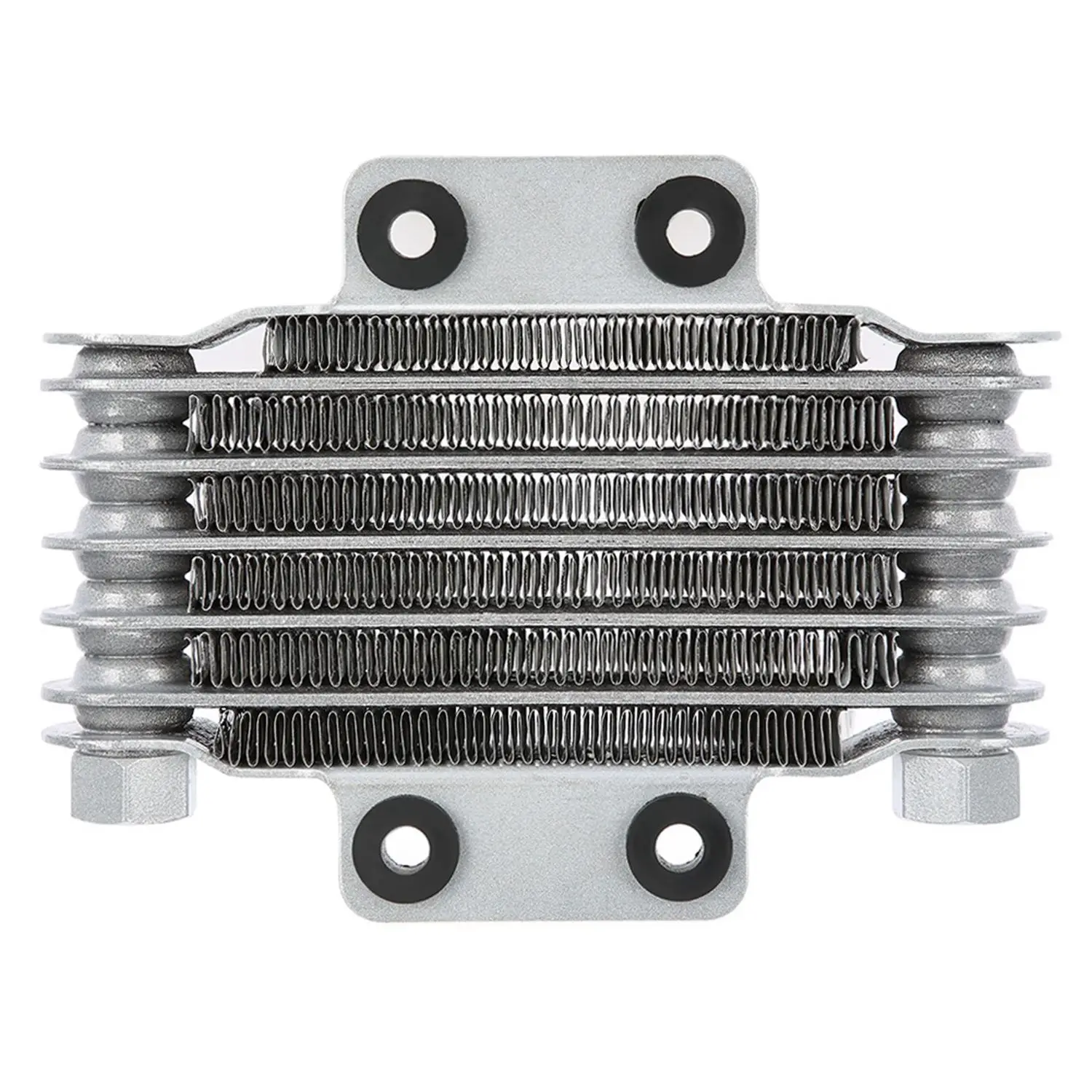 New Motorcycle Engine Oil Cooler Cooling Radiator 85Ml Universal Silver Aluminum For 100Cc-250Cc Motorcycle Dirt Bike Atv
