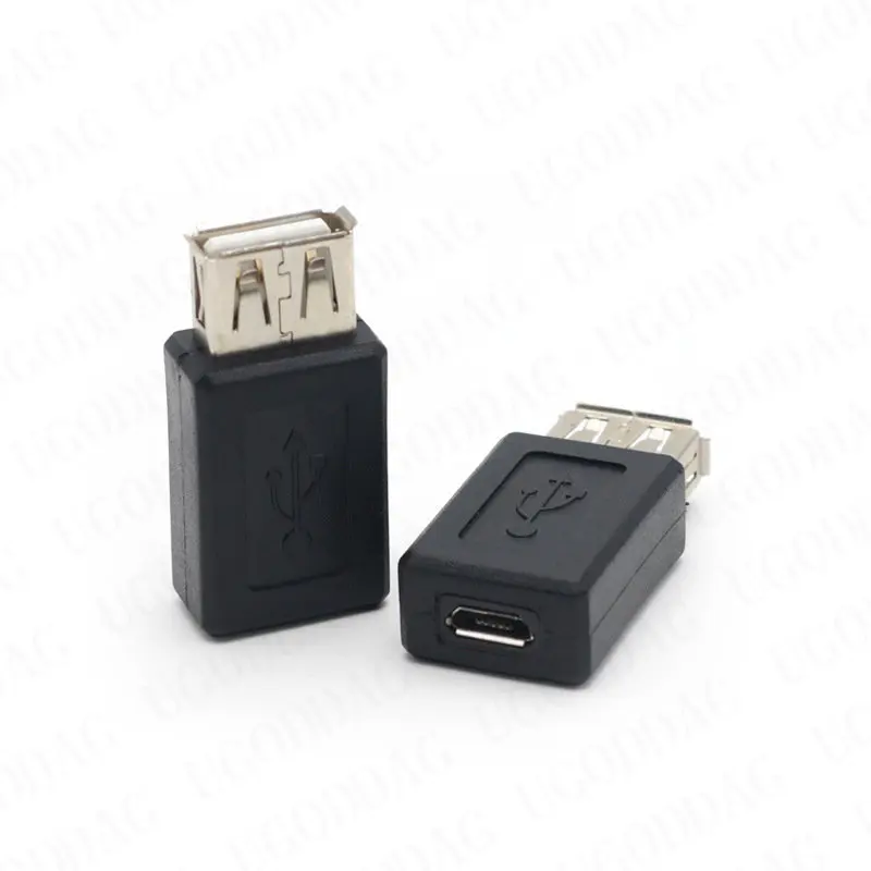 USB Male to Micro USB Female  Adapter Connector USB Female Device Change into Micro USB2.0 Female One Piece