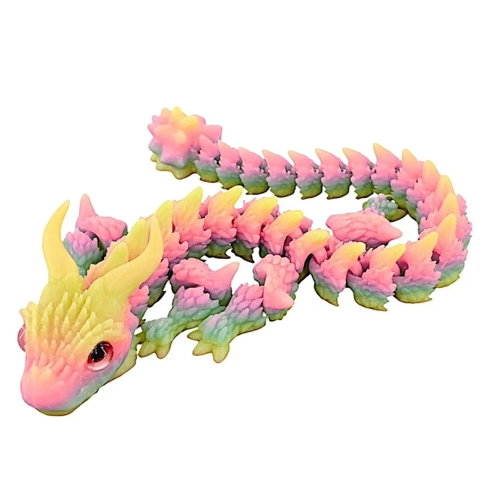 

Simulated Eye 3D Printed Dragon All-in-one Molding Chinese Dragon 3D Printed Diceratops Dragon Laser Flexible
