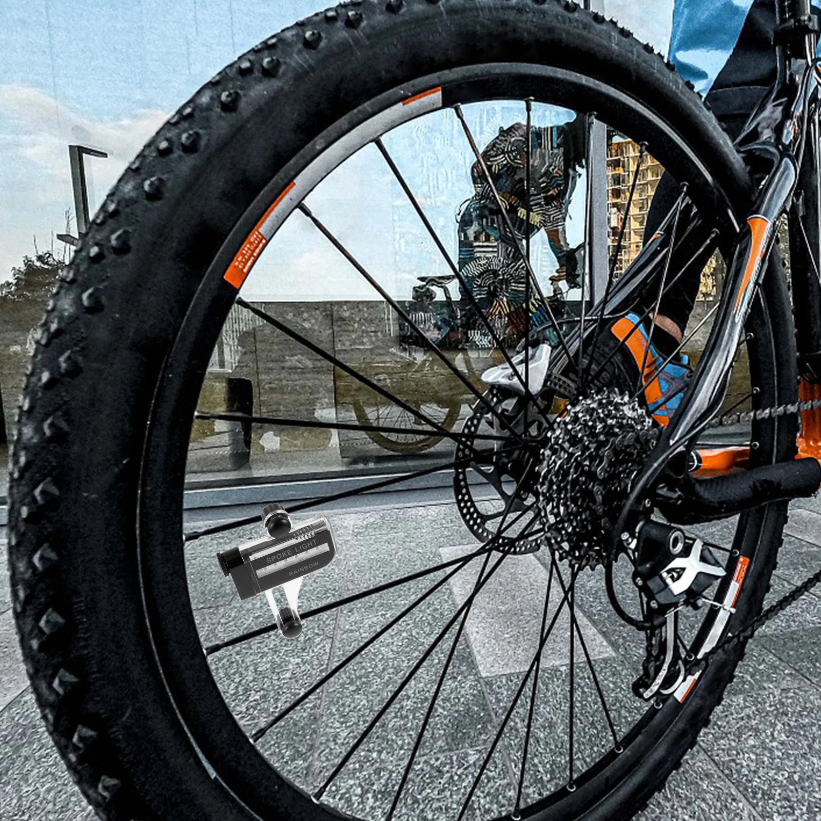 

Bike Wheel Lights Waterproof Led Spoke Light 30 Patterns Auto On/Off For Night Cycling Mountain Road Foldable Bikes