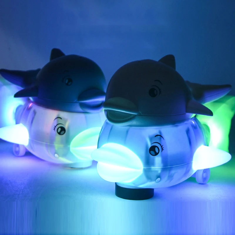 Babybadje Speelgoed Spuiten Water Douche Zwemmen Zwembad Baden Speelgoed Voor Kinderen Elektrische Walvis Bad Bal Met Licht Muziek Led licht Baby Speelgoed