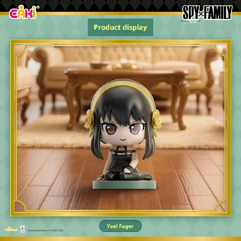 Spy x Family Anime Sitting Series صندوق أعمى كامل مصنوع يدويًا لسطح المكتب ديكور أنيق لعبة دمية لطيفة نموذج هدية عيد ميلاد مفاجئة