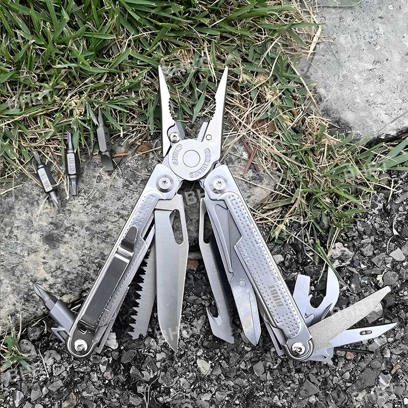 BHBT 37 in 1 Multitool Pliers Folding Multi-functional Tool With Replaceable Saw Blade Portable EDC Outdoor Equipment