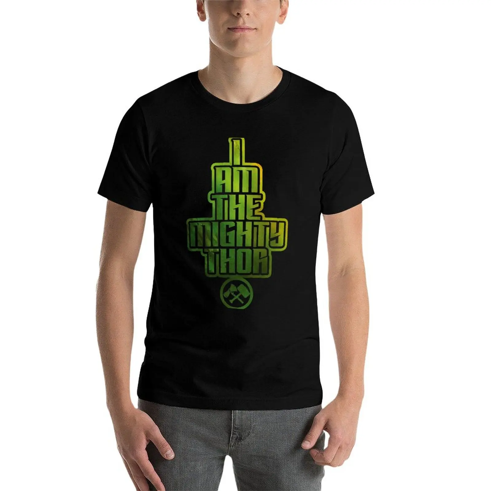 I AM THE MIGHTY THOR T-Shirt Casual Loose Fit Short Sleeve T-Shirt view 4