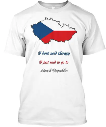 Czech Republic T-Shirt Made in the USA Size S to 5XL