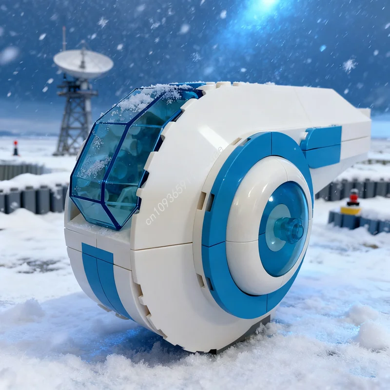 

233pcs MOC Spaceship Hopper Spaceed Model Building Blocks Construction Creative Christmas Gift Idea Brick Toy Kids Birthday