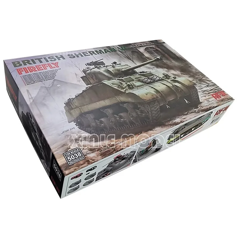 مجموعات بناء نموذج رايفيلد 1/35 RM-5038 البريطانية شيرمان VC اليراع دبابة متوسطة لمجموعة هواية نموذج لعبة عسكرية