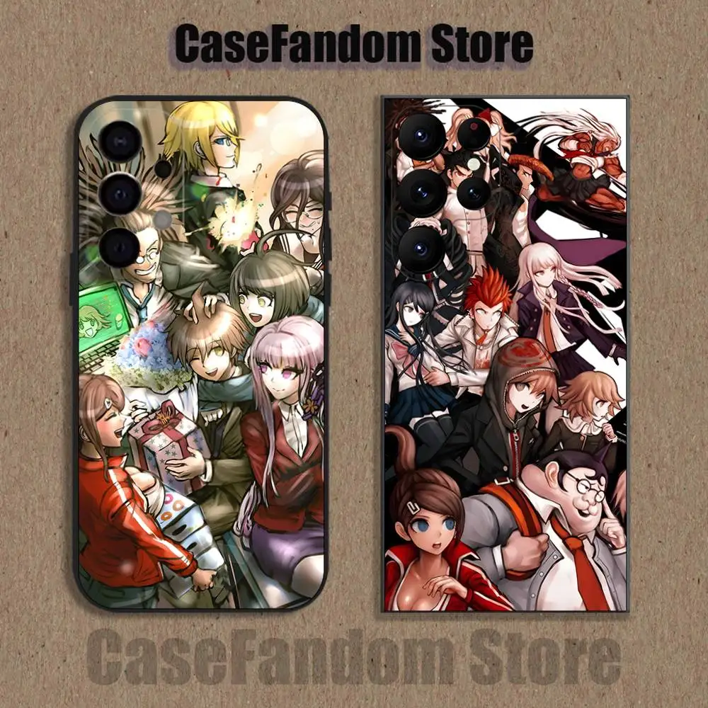 

D-DanganronpaS Game Black Cover Phone Case For Samsung S26,S25,S24,S21,S22,S23,S30,Ultra,S20,Plus,Fe,Lite,5G
