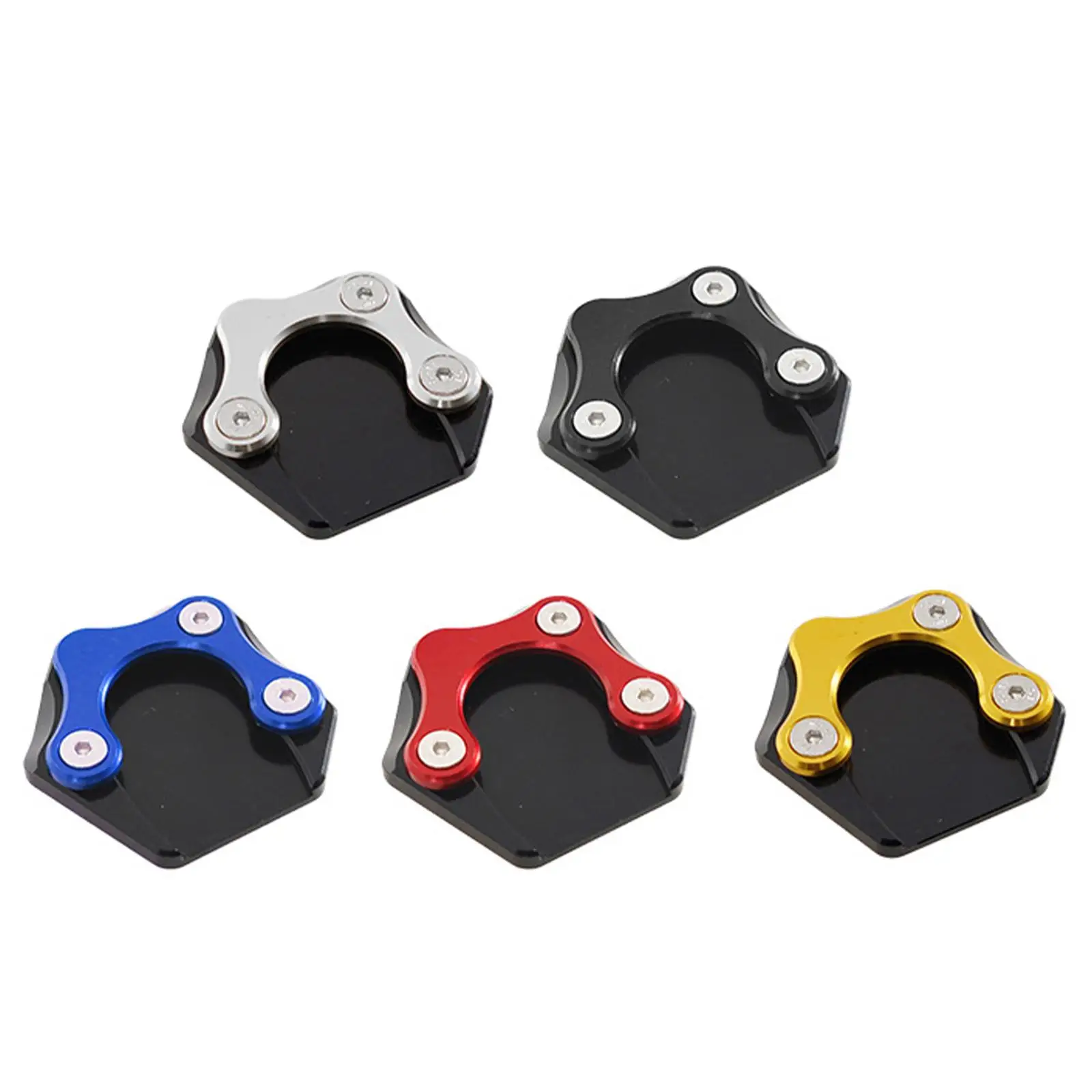 

4x Side Stand Pad Plate Easy to Install Direct Replaces Fit for Honda