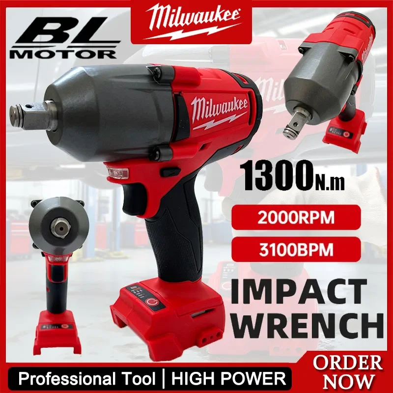 Milwaukee Brushless Power Tool Set, Cordless Impact Drill, Angle Grinder, Brushless Impact Wrench,Circular Saw Combo For 18V