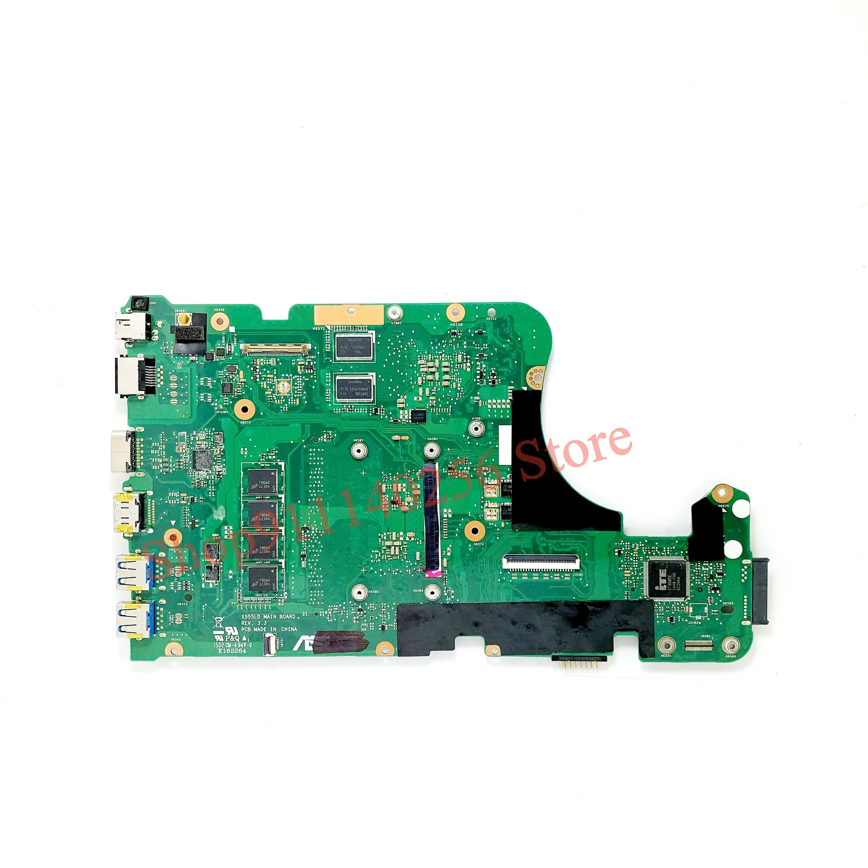 X555LD REV.3.3 N15S-GT-S-A2 High Quality Mainboard For ASUS X555LD Laptop Motherboard With SR23W I7-5500U CPU 100% Working Well