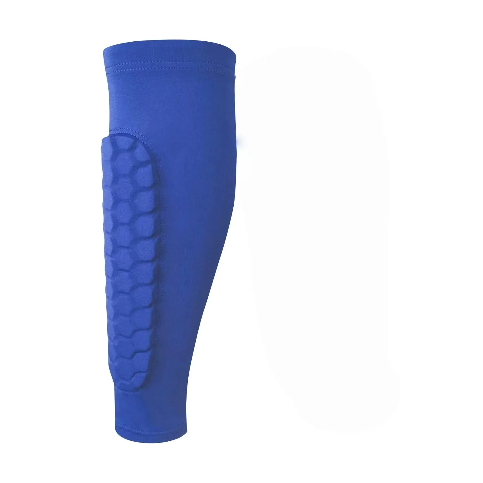 1 stuks voetbal scheenbeschermers voor kinderen jeugd volwassenen - voetbal scheenbeschermer met honingraat compressiemouwen voor ski, voetbal, bas