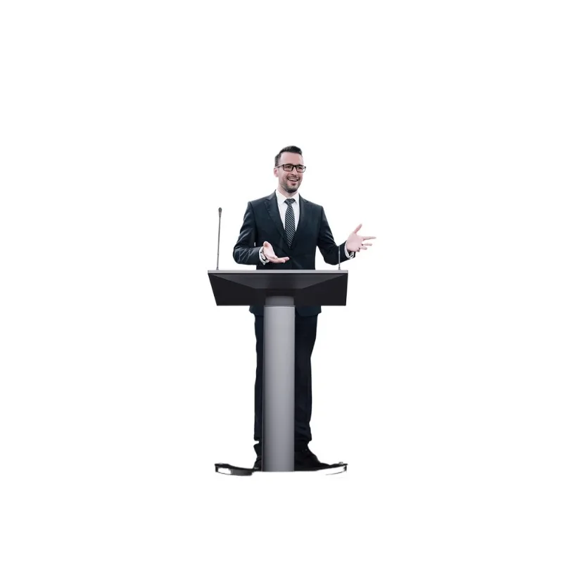 Smart podium, hotel school classroom, large conference room, lecture hall, touchable performance, podium, simple and modern