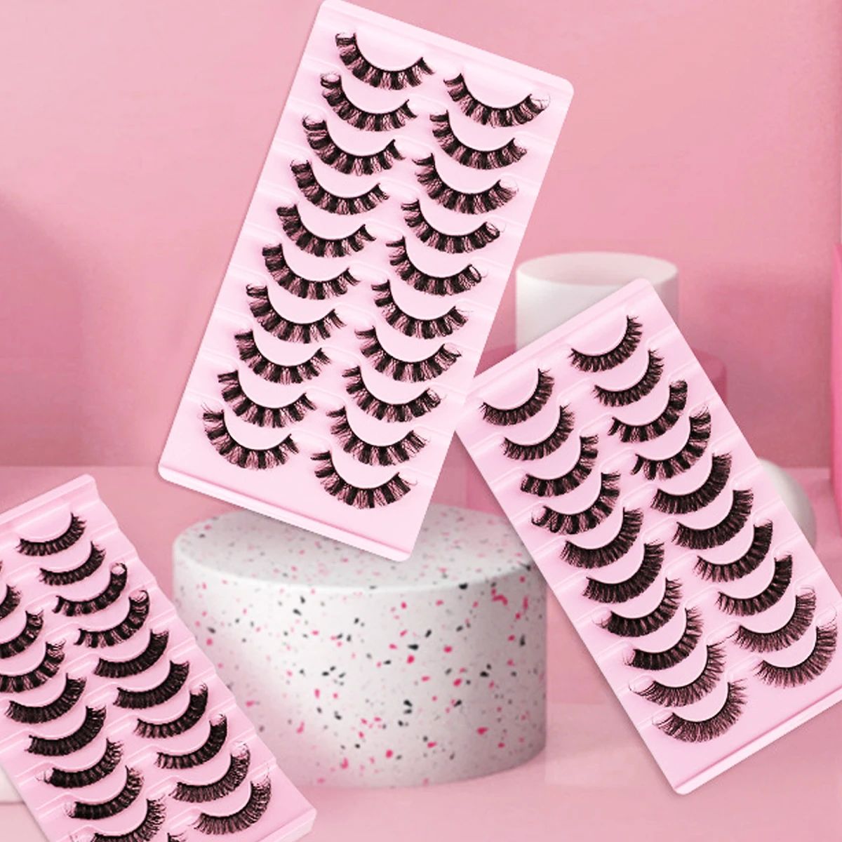 10 par rzęs sztucznych Russian Curl Volume, narzędzia do makijażu