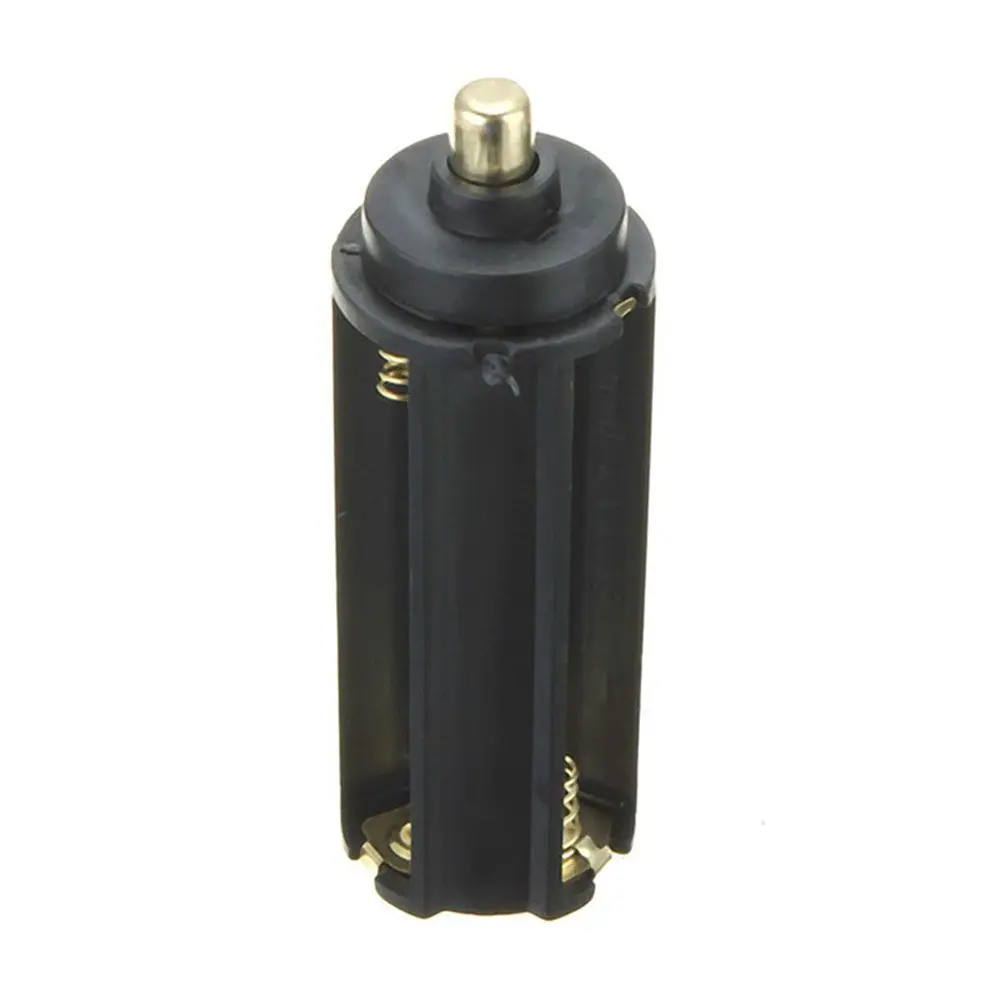 2 In 1 AAA Battery White Casing 18650 Battery Torch Lamp Holder for Flashlight Case
