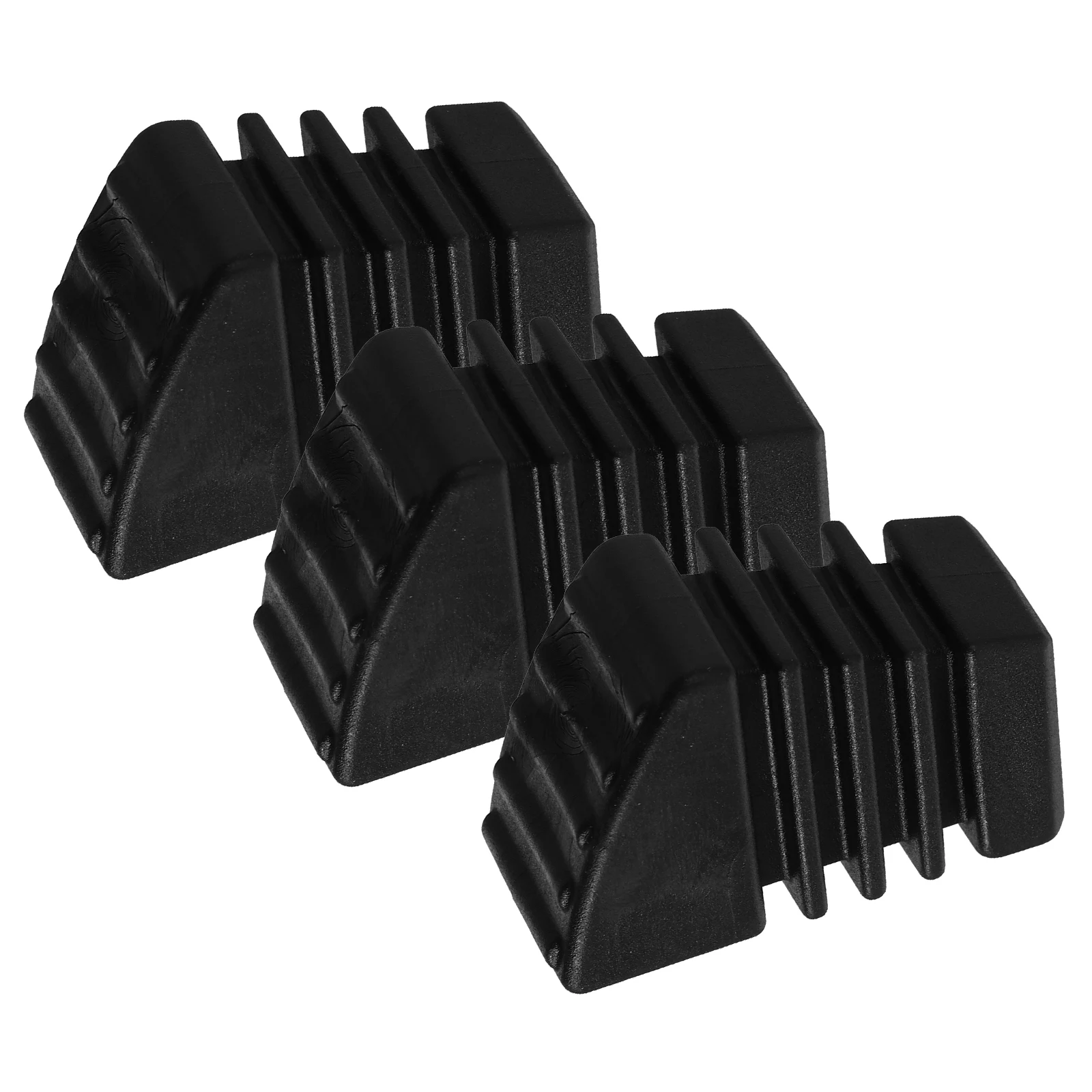 

3pcs Drum Rack Feet Covers Black Rubber Replacement Pads Stand Mats Cymbal Accessories Durable Anti-slip Leg Protectors Musical