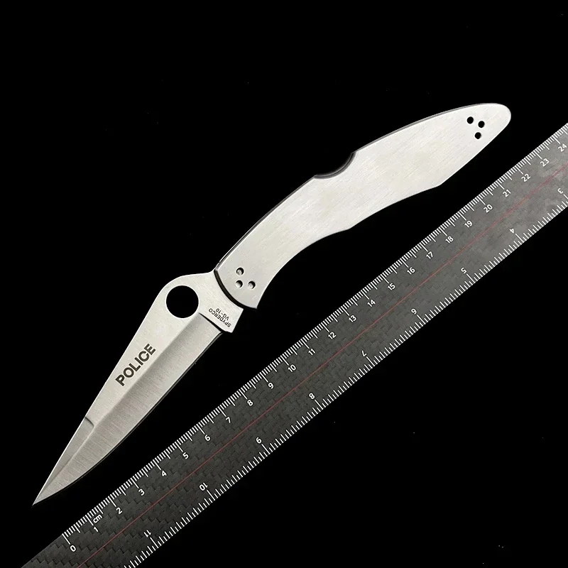 

C07 steel handle high hardness outdoor camping folding knife EDC survival tool