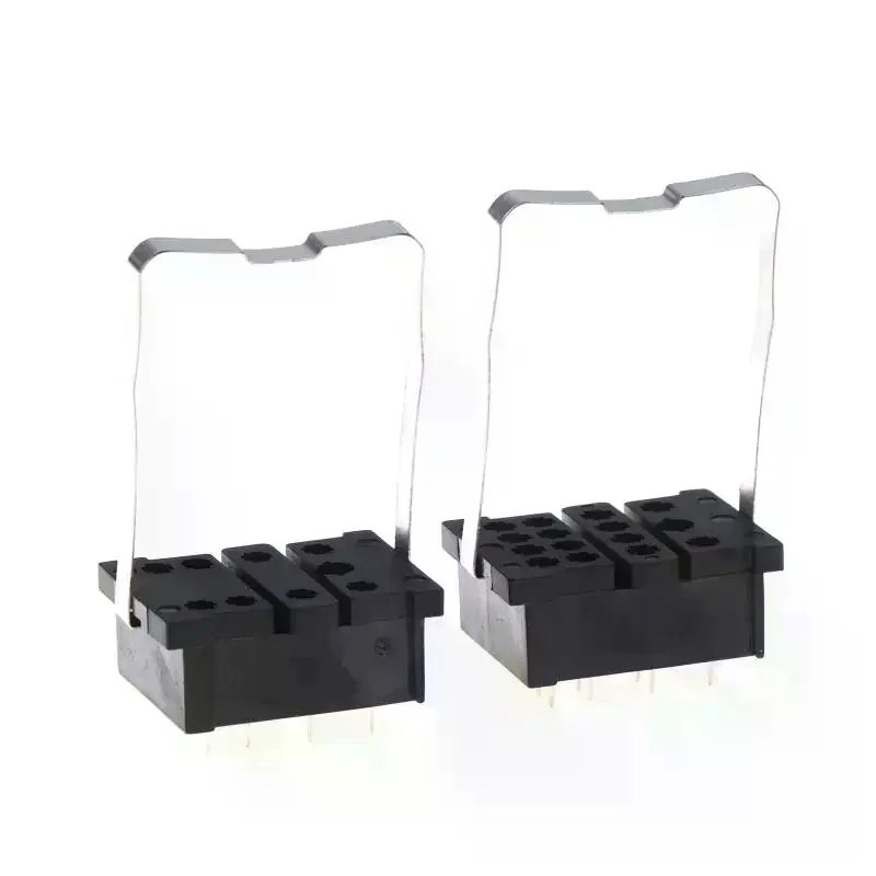 /PFU/PCB Mount Relay Socket Base PT08-0 PT14-02 PY14-02 8-Pin 14-Pin Solder Type Relay Holder For Intermediate Relays