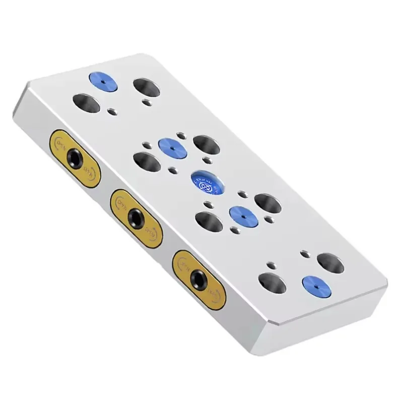 Zero Point CNC Base Plate for 5 Axis Vices Clamping Fixture Workholding Milling Machines