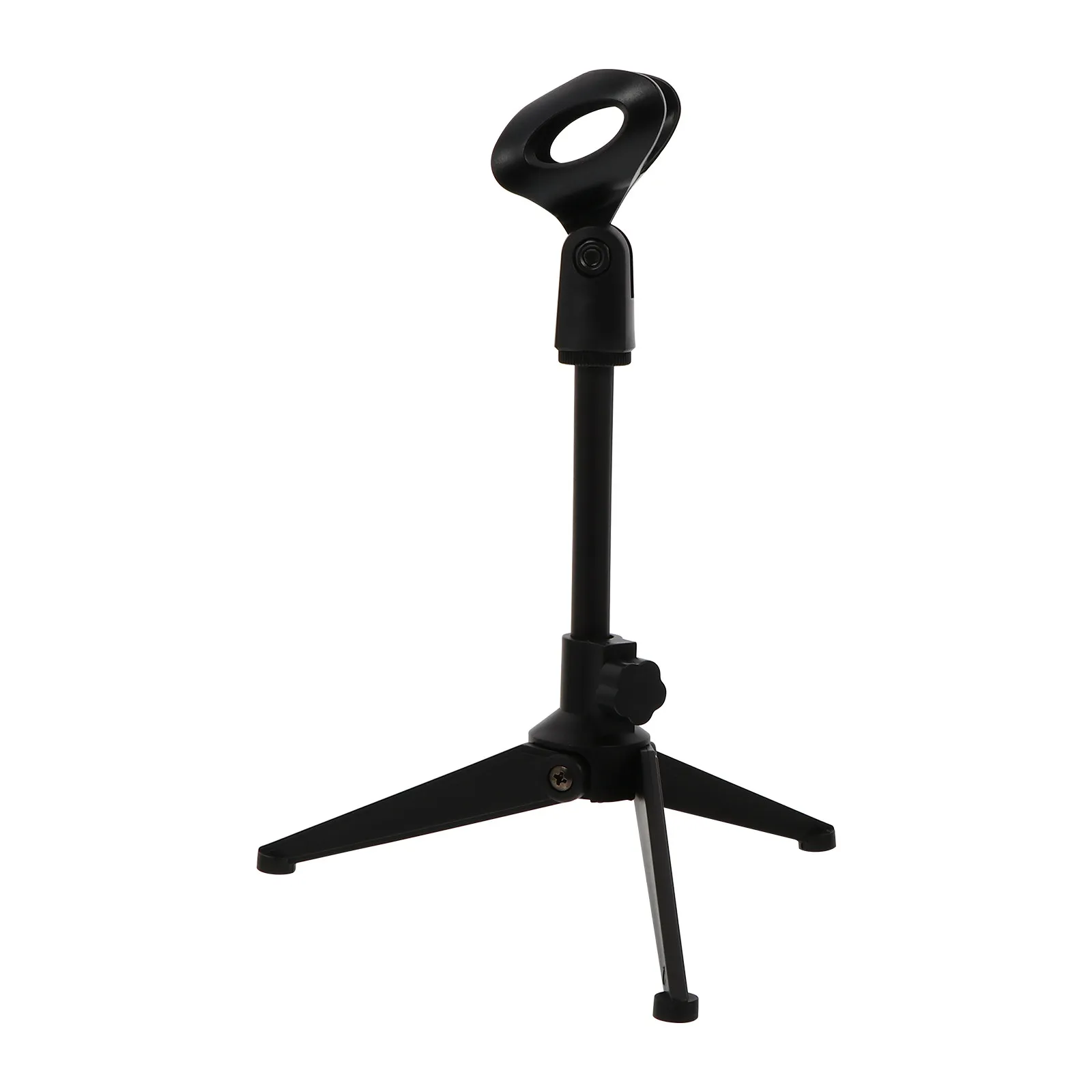 Premium Adjustable Desktop Microphone Stand Solid Mic Bracket for Broadcasting Podcast Studio Vocal Recording Remote Work Online