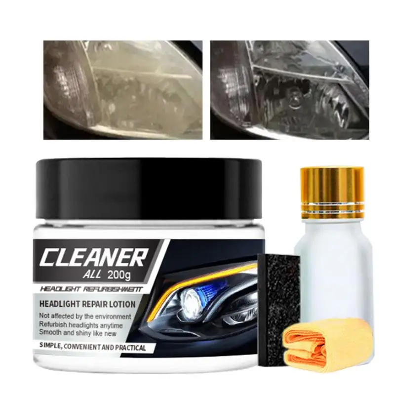 

Head Light Lens Restore Kit Automotive Headlamp Scratch Remover Headlight Restoration Tool Auto Detailing Supplies Headlight