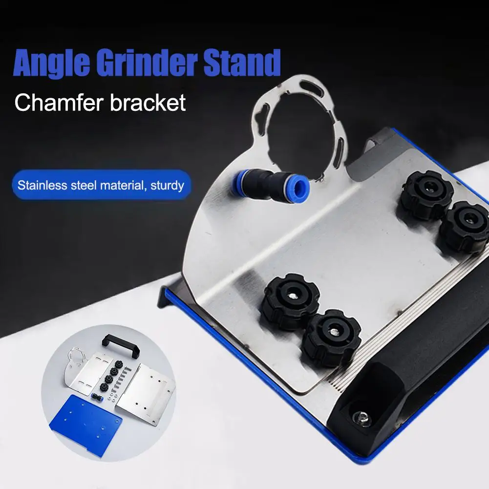 Imagem -02 - Angle Grinder Stand For Tile Corte de Chanfro 45 ° Suporte de Corte Especial Suporte de Retificação Angular