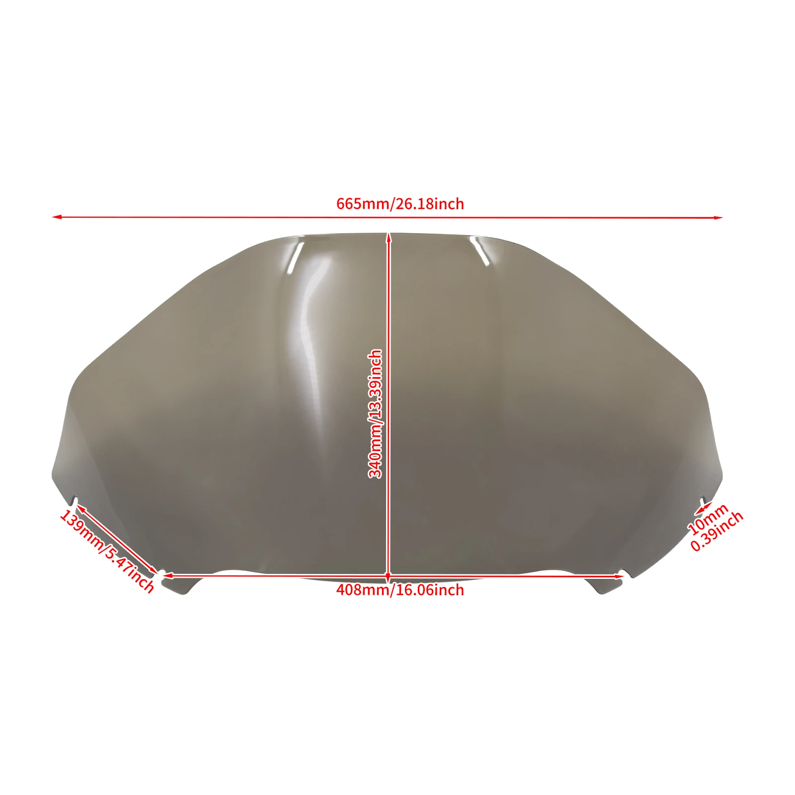 Motocykl 13 "deflektor szyby przedniej owiewka tapicerka dla Harley Touring Road Glide Ultra Limited CVO FLTRXS FLTRU 2015-24 — zdjęcie 7