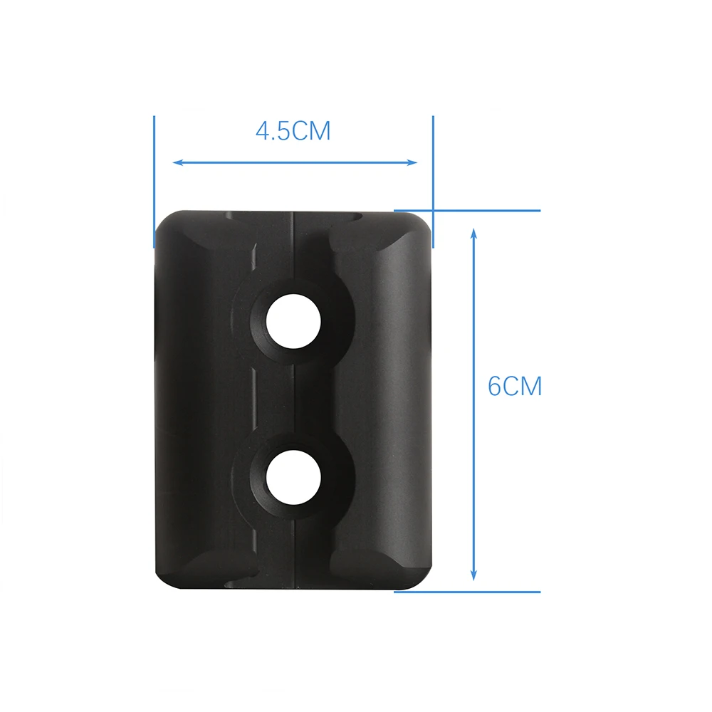 MOTO4U 2PC Aluminum L-Track Universal Cargo Control Black Tracks Anchor Point Tie Down Kit On Fitting Kit Securing Motorcycle