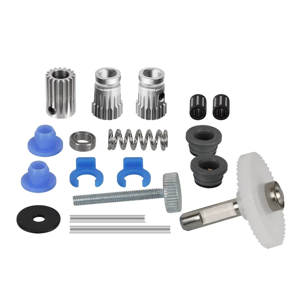 Upgrade Dual Drive Gear Extruder Kit Hardened Steel For BMG For Prusa DIY Bowden Direct Extruder For 3D Printer Parts Accessory